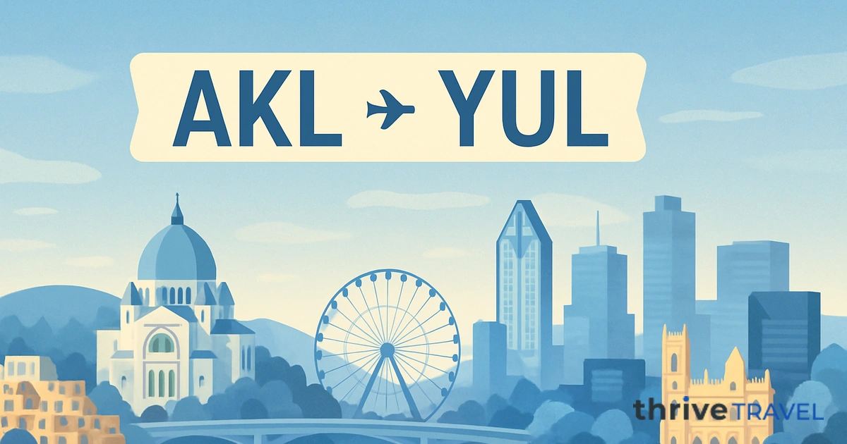 Auckland to Montreal