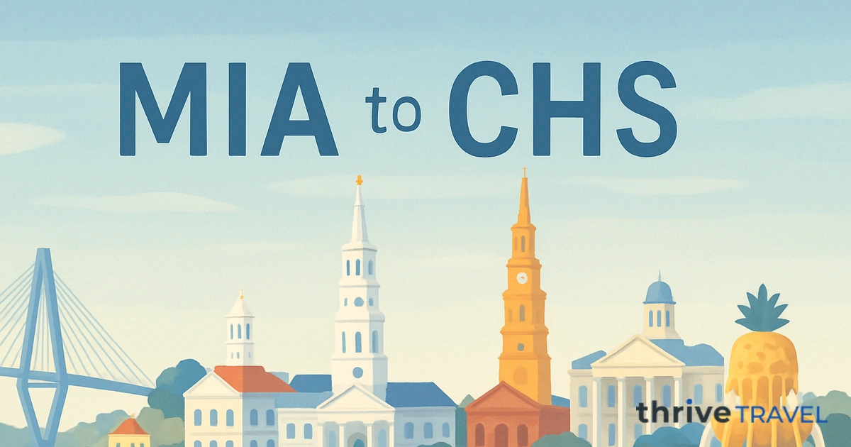 Miami to Charleston