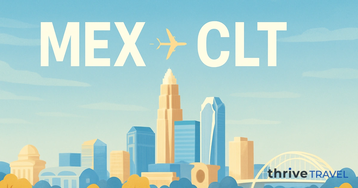 Mexico City to Charlotte