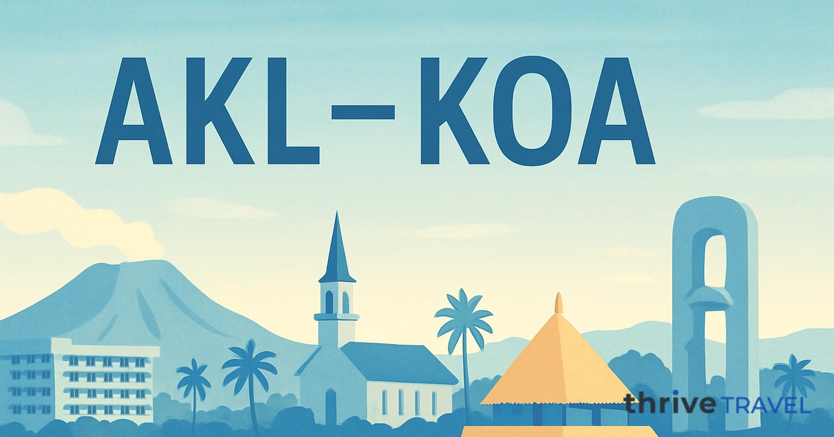 Auckland to Kona