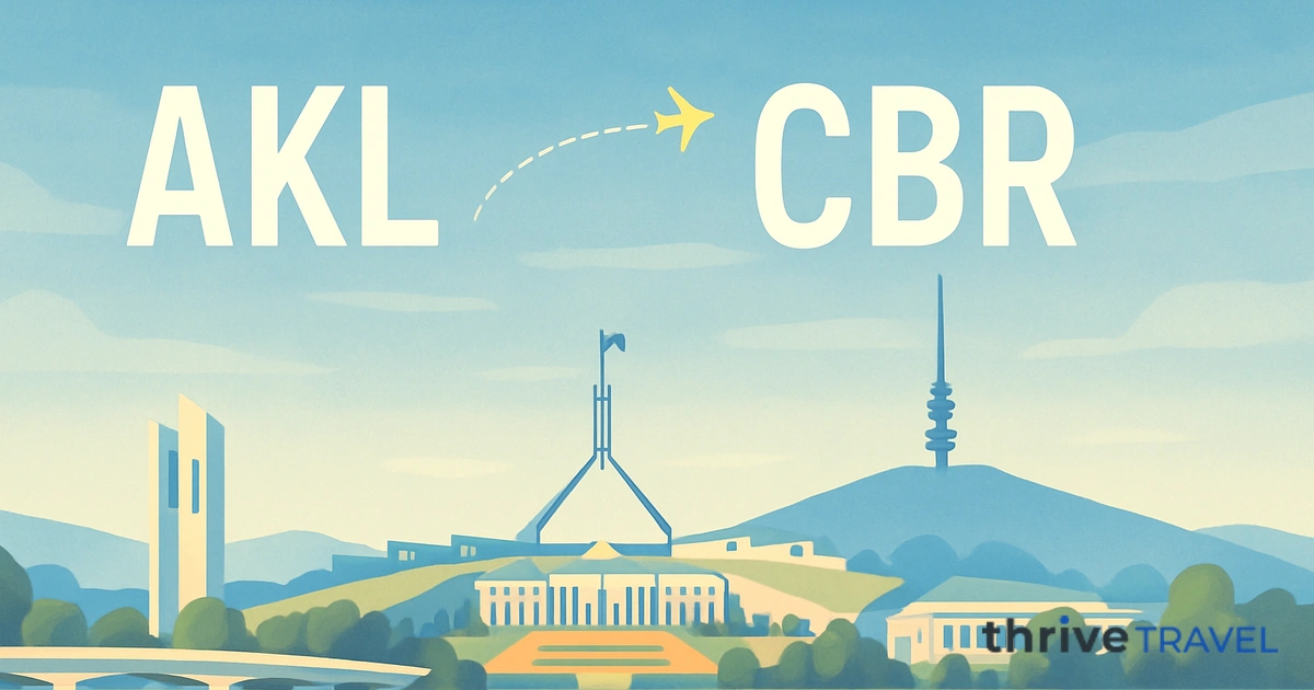 Auckland to Canberra