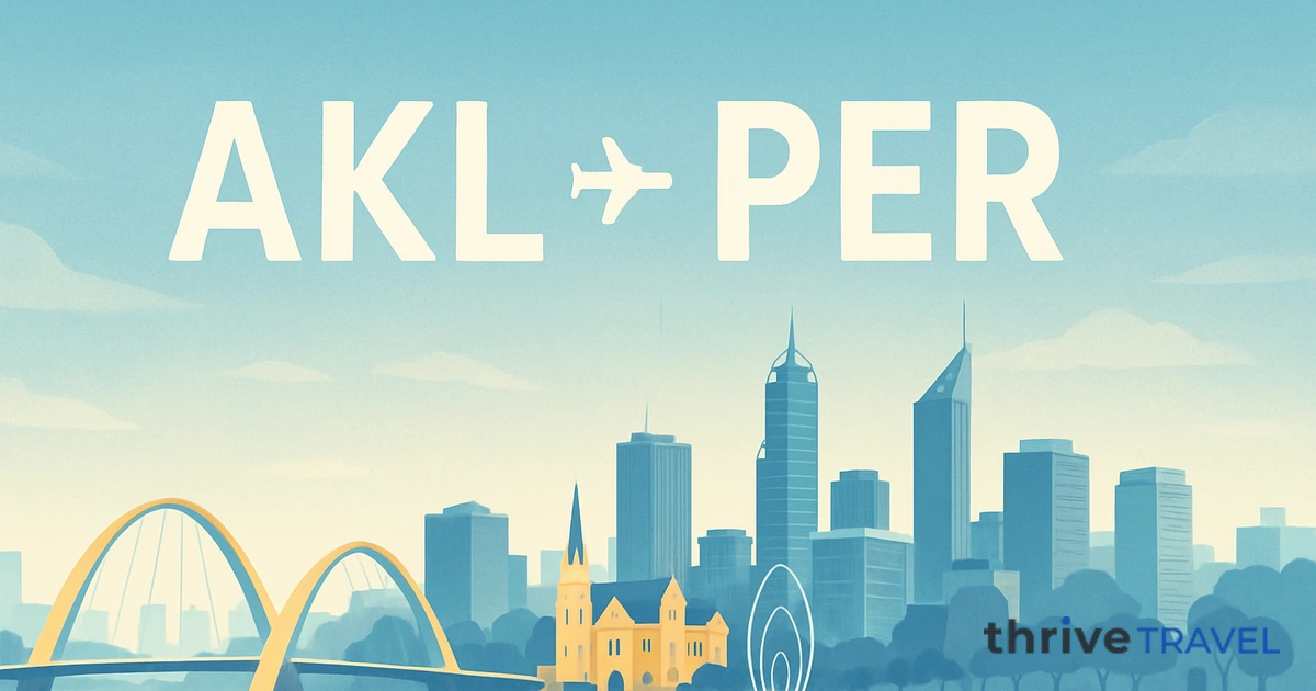 Auckland to Perth