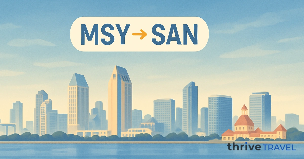 New Orleans to San Diego