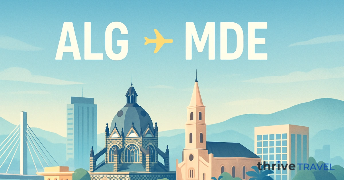 Algiers to Medellín