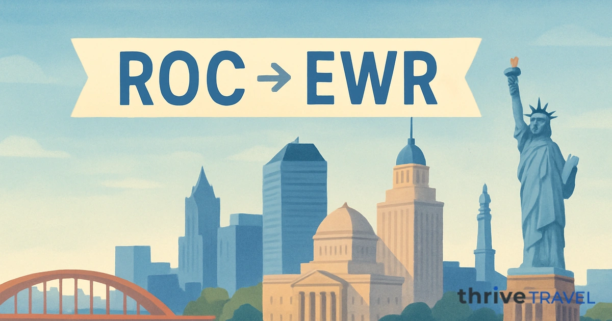 Rochester to Newark