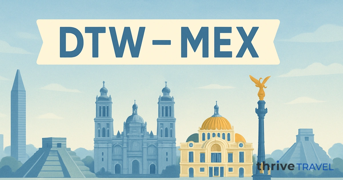 Detroit to Mexico City