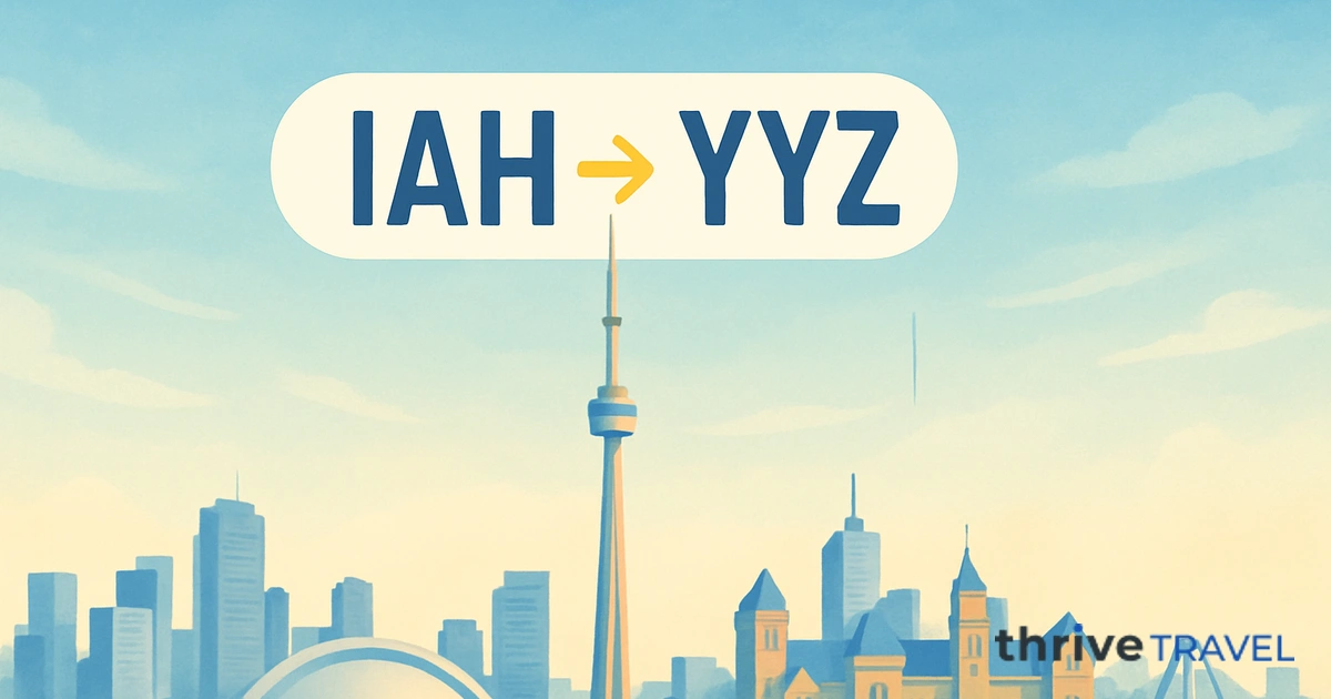 Houston to Toronto