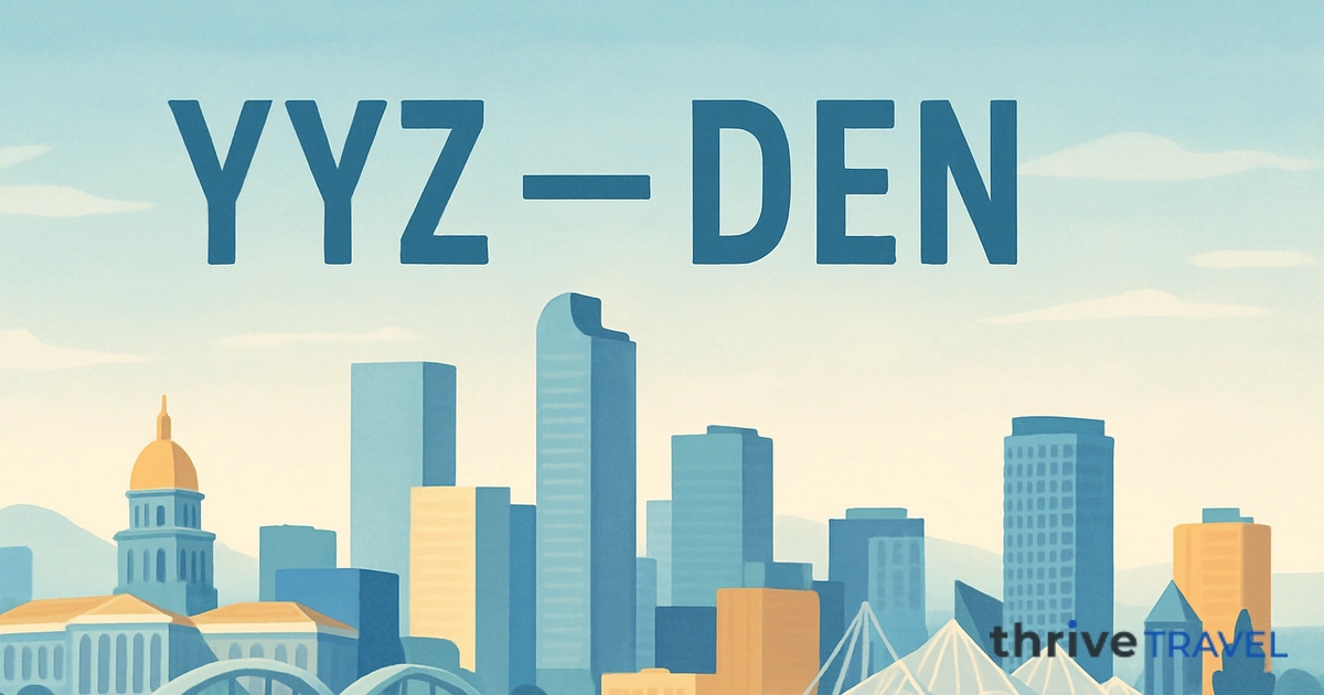 Toronto to Denver