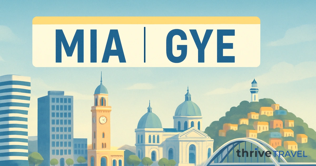 Miami to Guayaquil