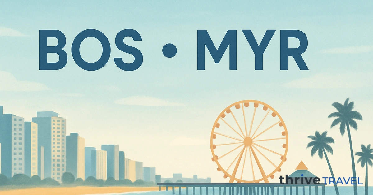 Boston to Myrtle Beach