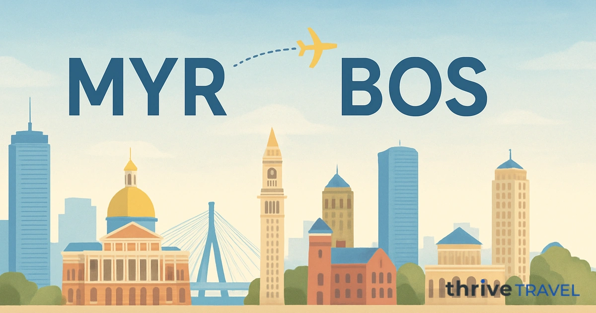 Myrtle Beach to Boston