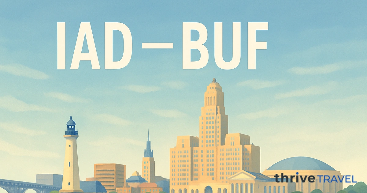 Washington to Buffalo