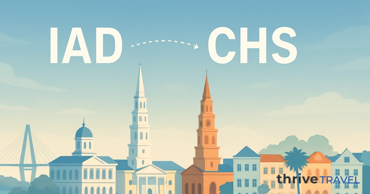 Washington to Charleston