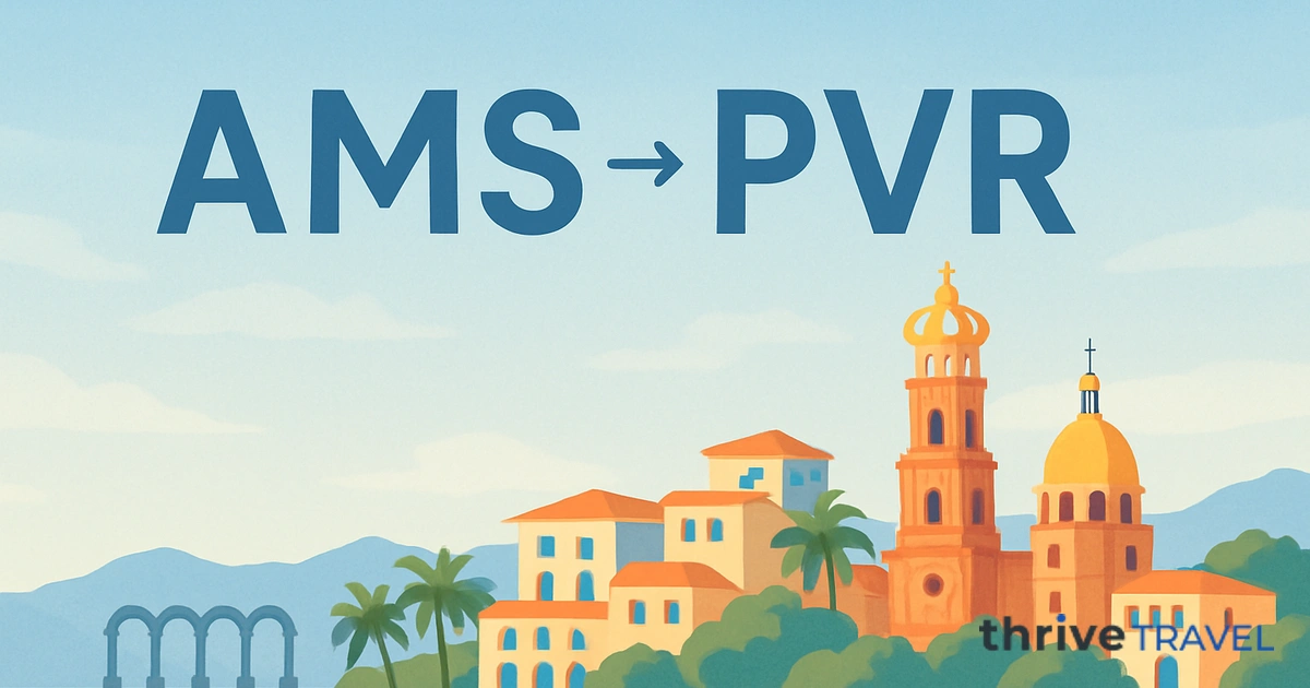 Amsterdam to Puerto Vallarta