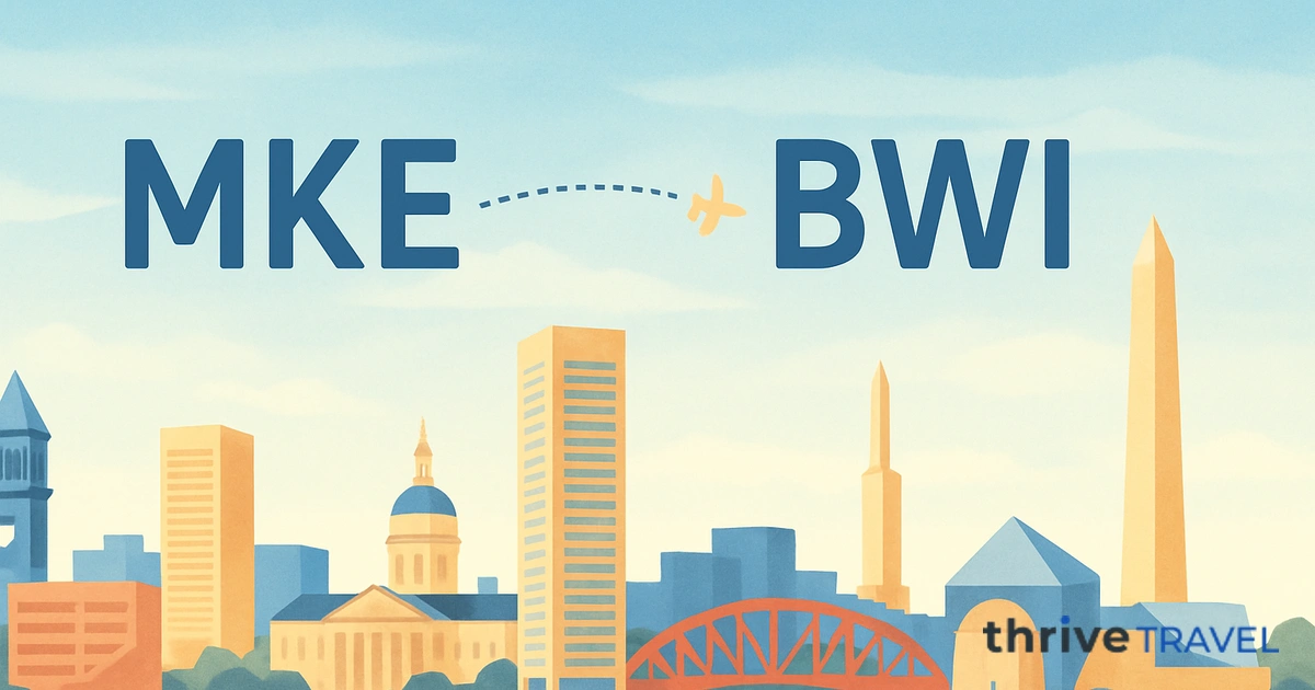 Milwaukee to Baltimore
