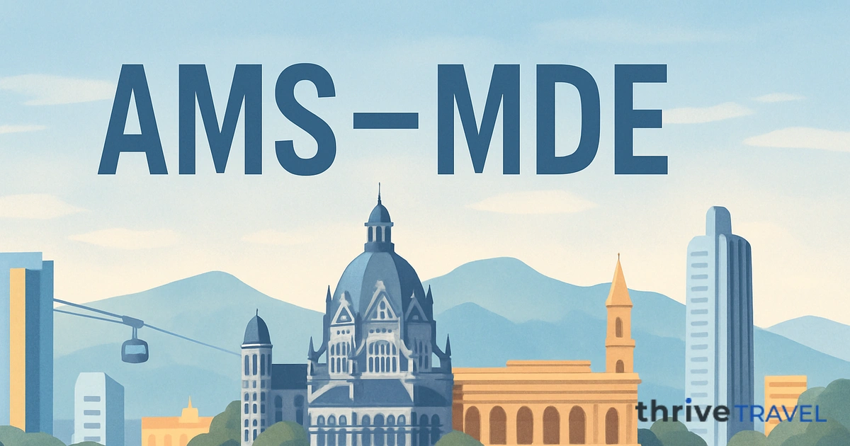 Amsterdam to Medellín