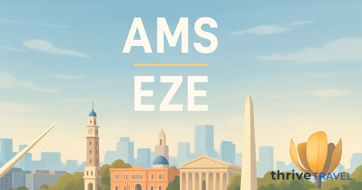 Amsterdam to Buenos Aires