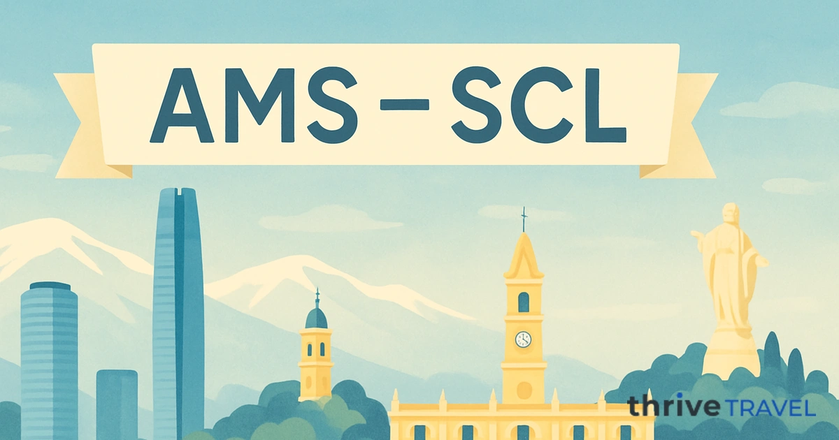 Amsterdam to Santiago
