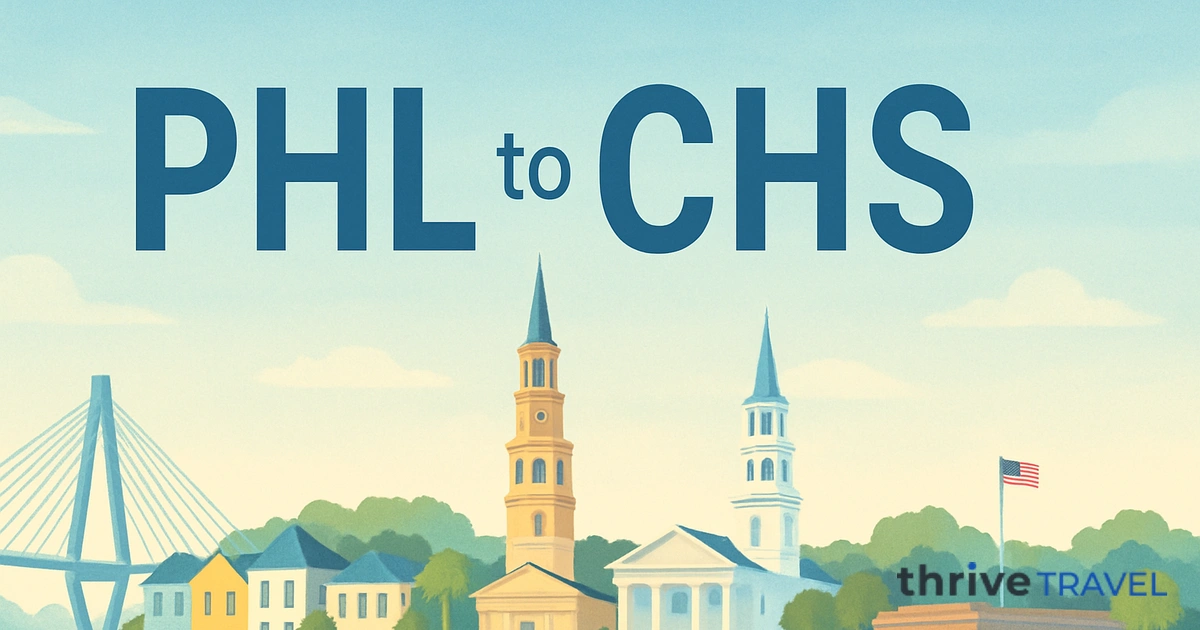 Philadelphia to Charleston