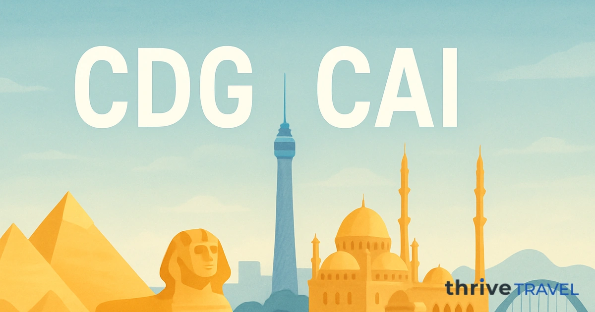 Paris to Cairo