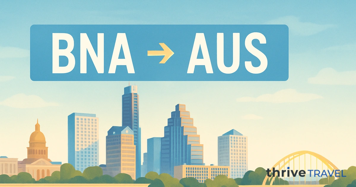 Nashville to Austin