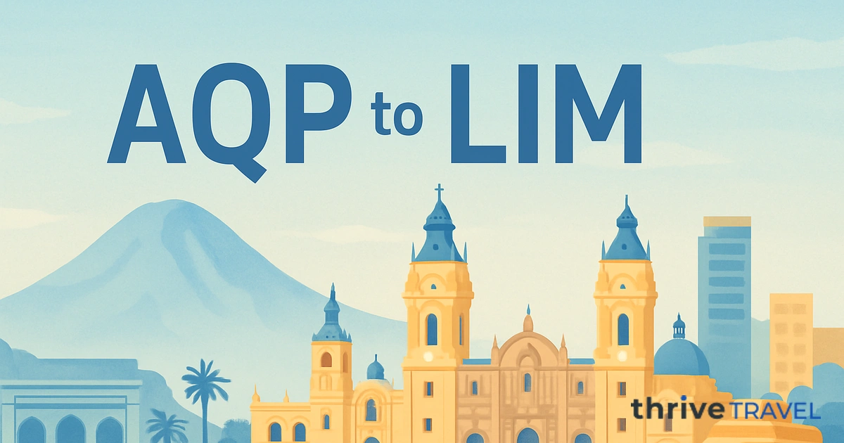 Arequipa to Lima