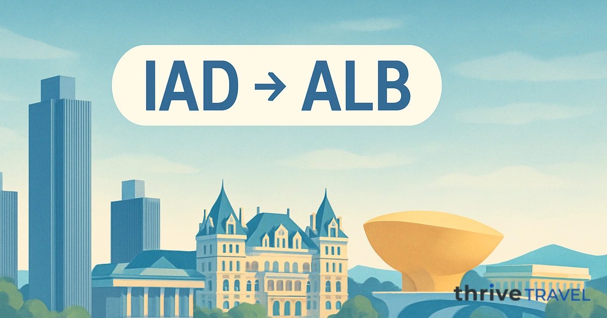Washington to Albany
