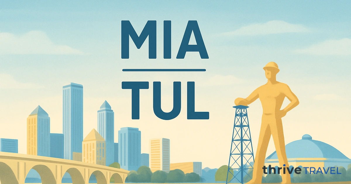 Miami to Tulsa