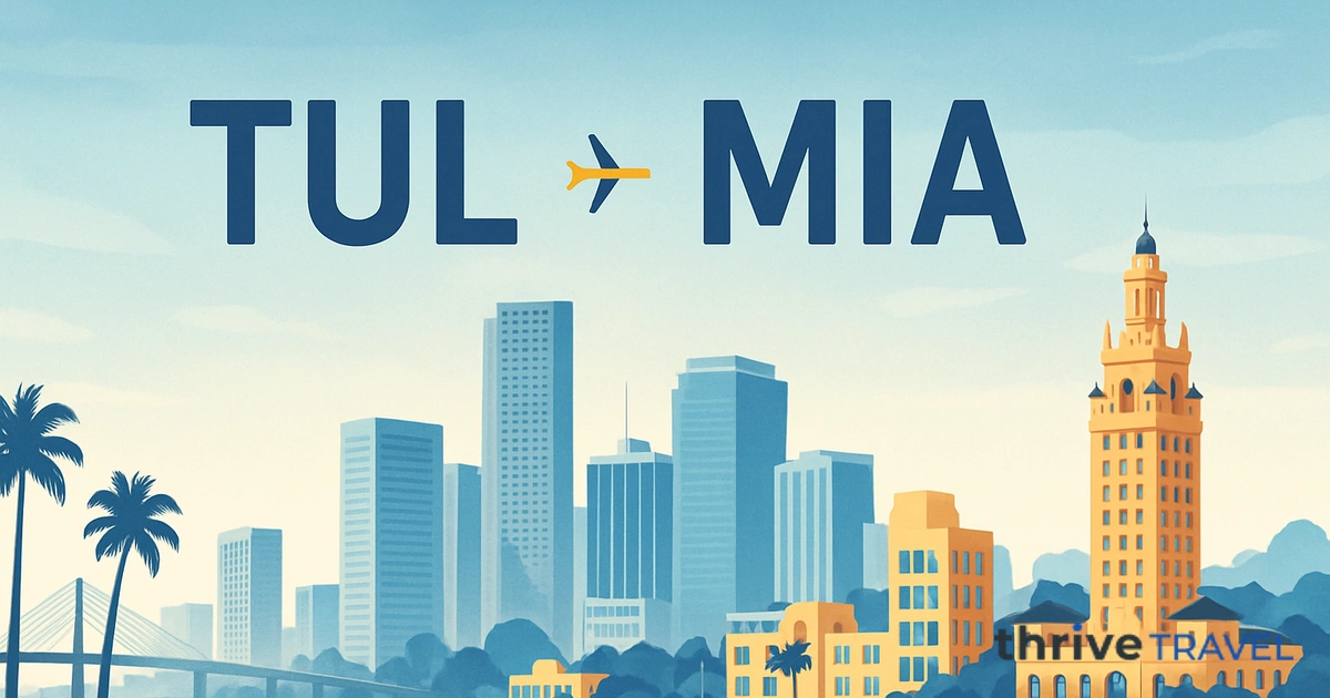 Tulsa to Miami