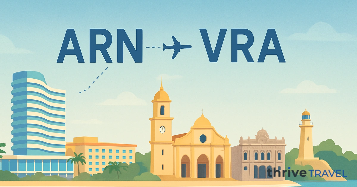 Stockholm to Varadero