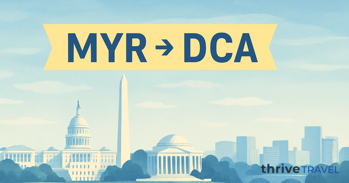 Myrtle Beach to Washington