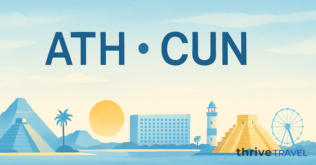 Athens to Cancun