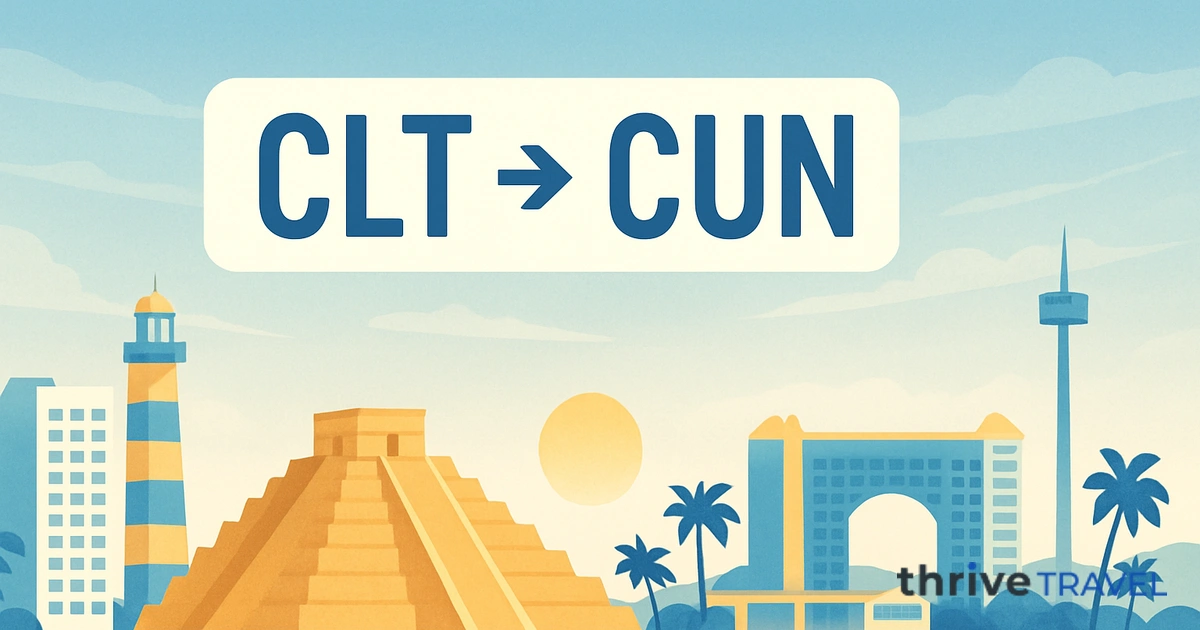 Charlotte to Cancún