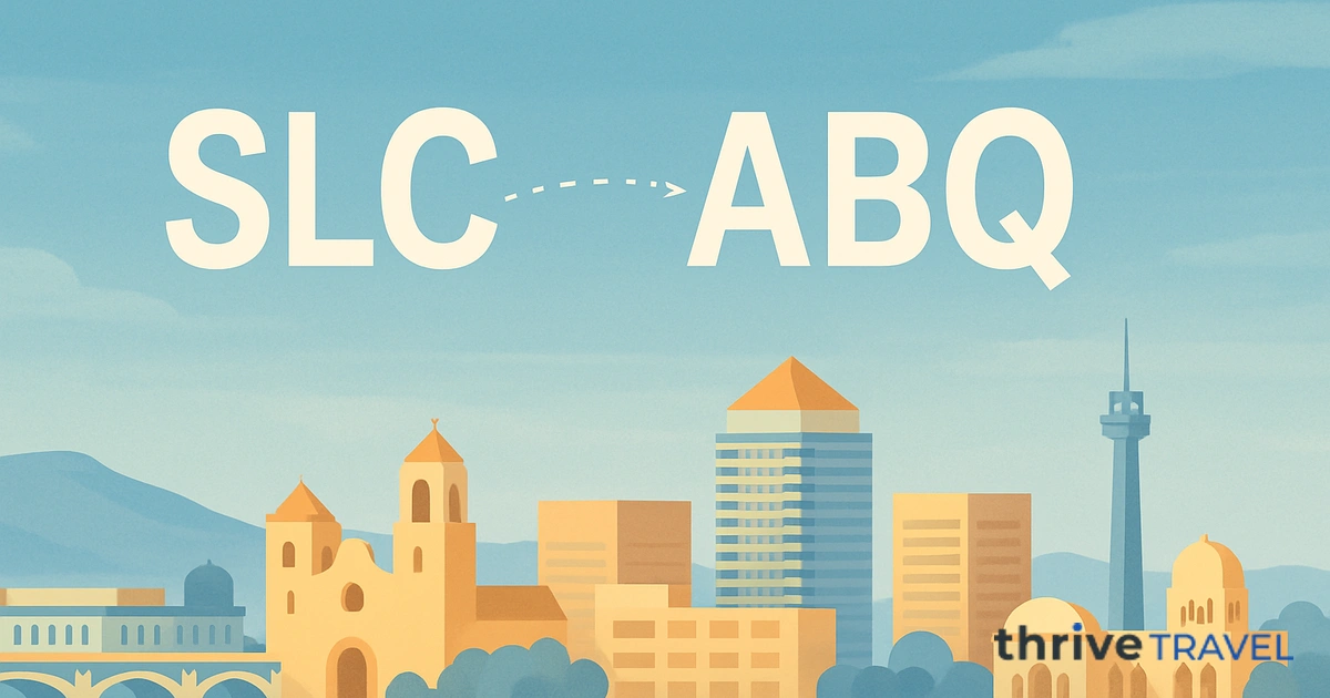 Salt Lake City to Albuquerque