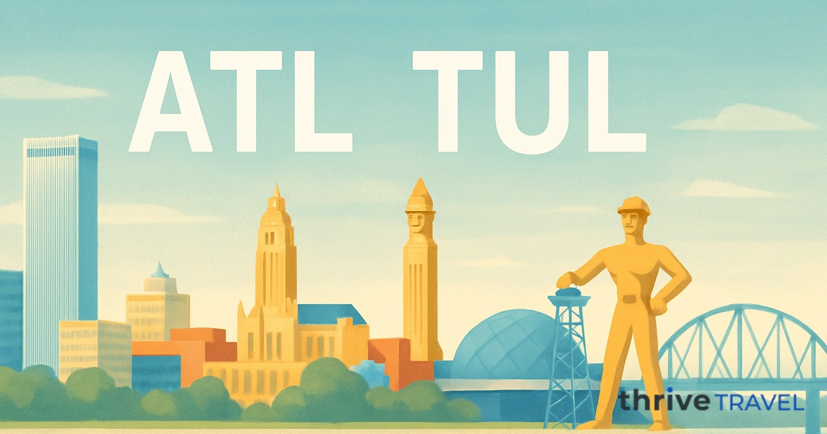 Atlanta to Tulsa