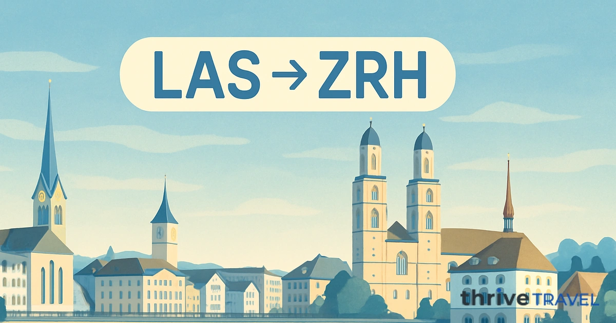Las Vegas to Zurich
