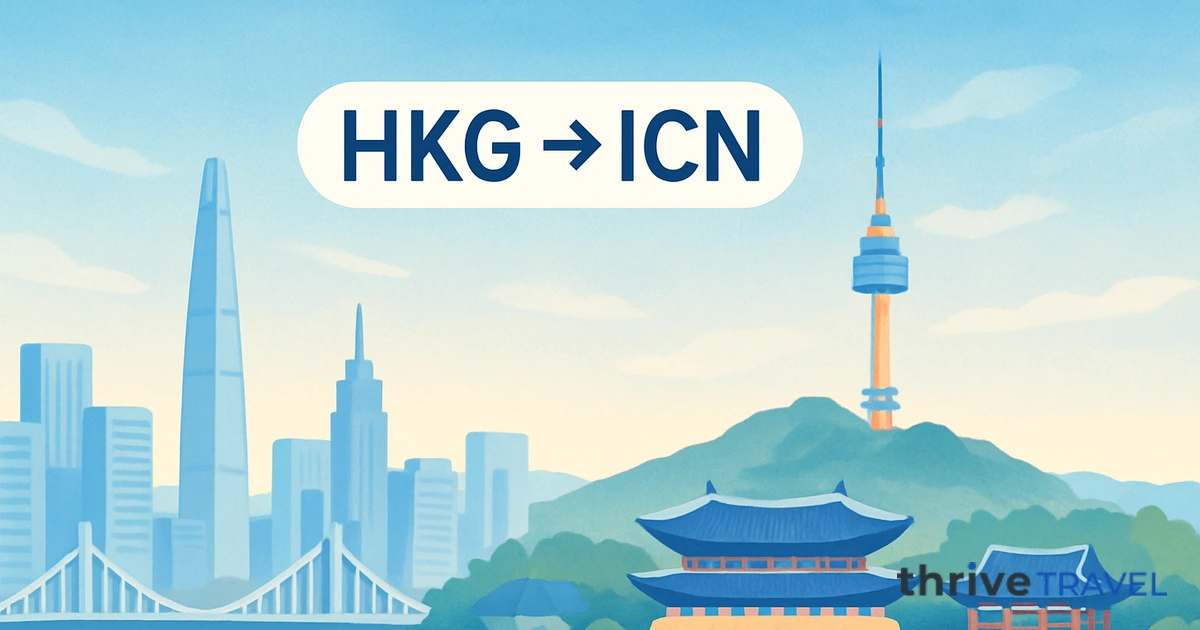 Hong Kong to Seoul