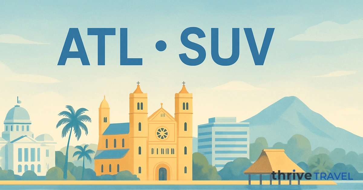 Atlanta to Suva