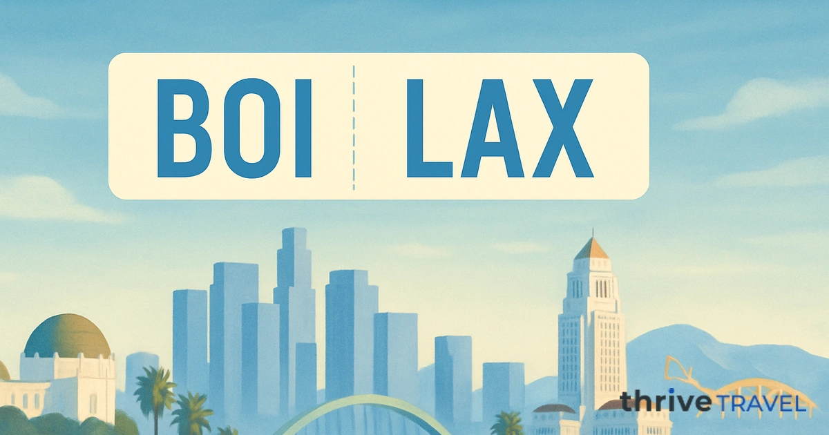 Boise to Los Angeles