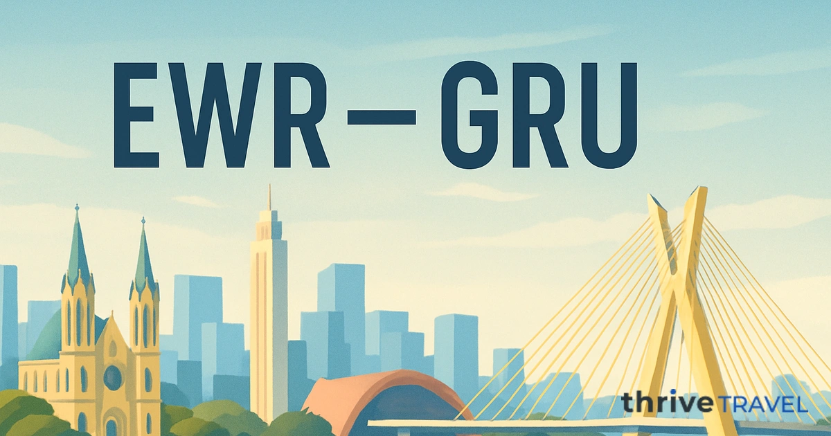 Newark to São Paulo