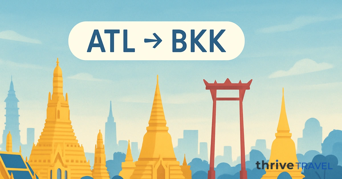 Atlanta to Bangkok