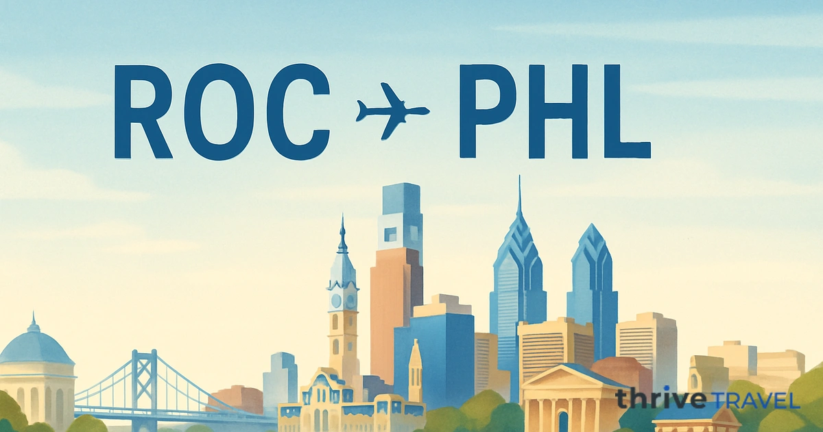 Rochester to Philadelphia