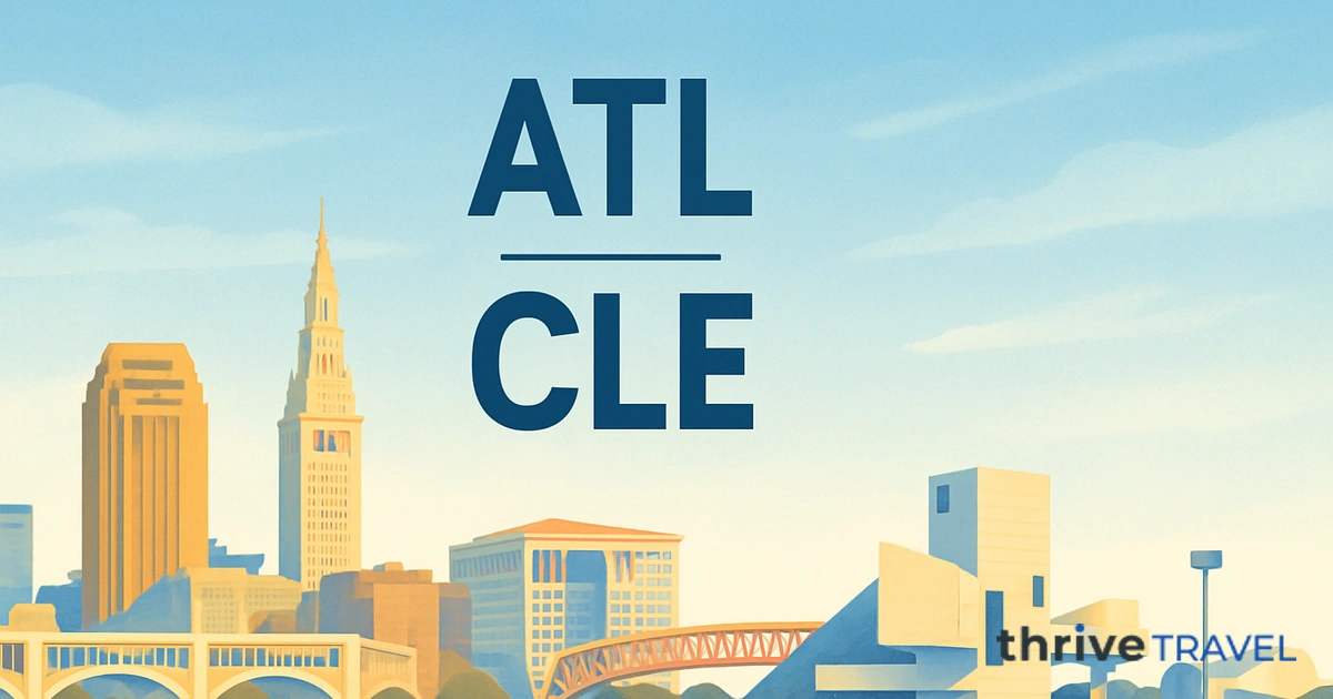 Atlanta to Cleveland