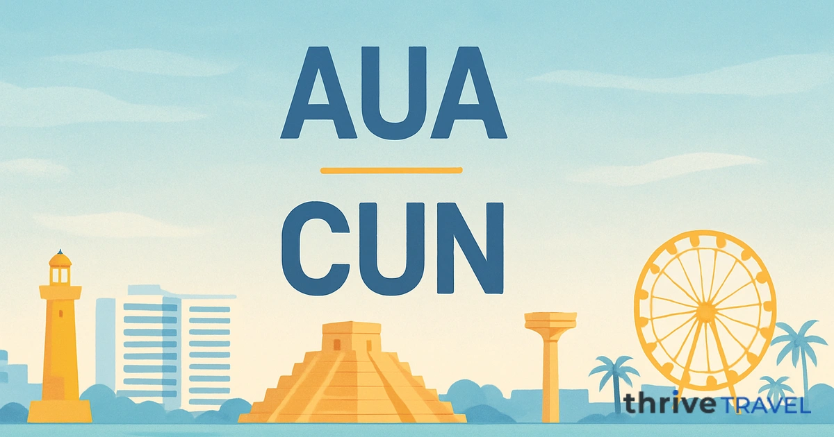 Aruba to Cancun