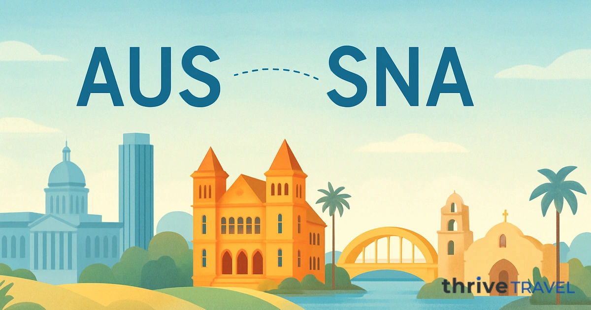 Austin to Santa Ana