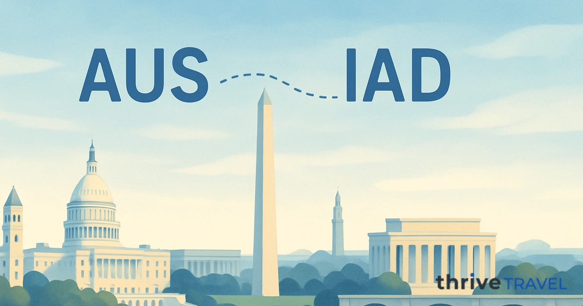 Austin to Washington