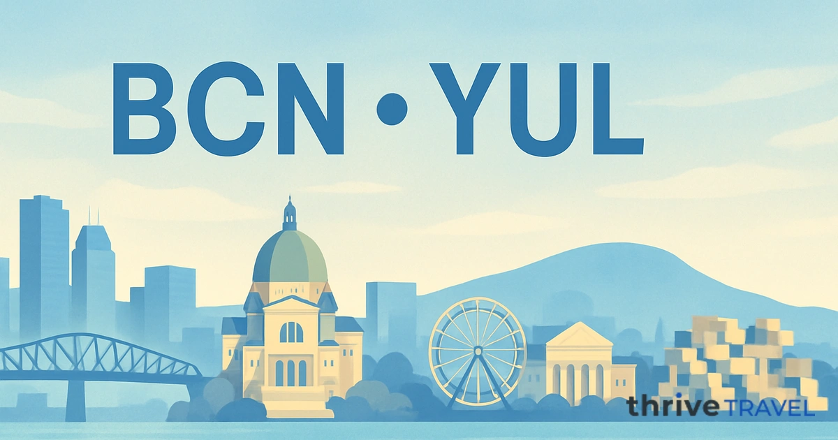 Barcelona to Montreal