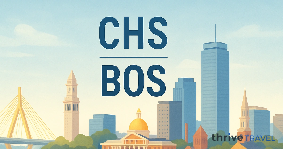 Charleston to Boston