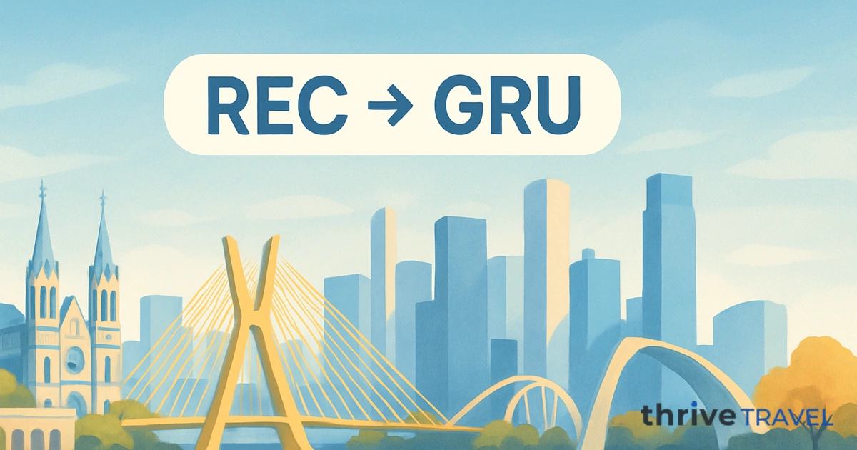 Recife to São Paulo