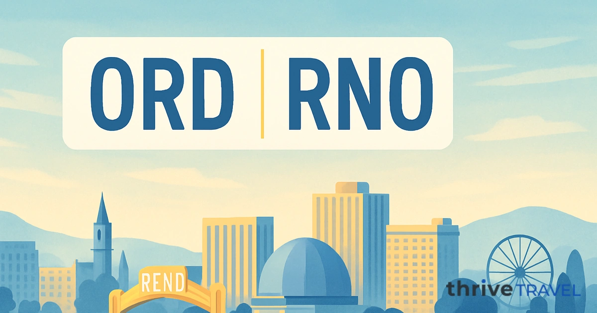 Chicago to Reno